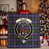 Blair Modern Tartan Crest Quilt