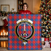Blane Tartan Crest Quilt