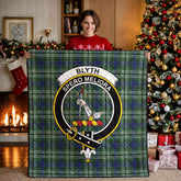 Blyth Tartan Crest Quilt