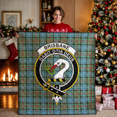 Brisbane Tartan Crest Quilt