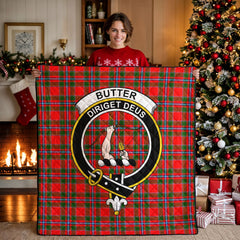 Butter Tartan Crest Quilt