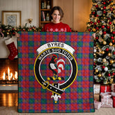 Byres Tartan Crest Quilt