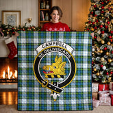 Campbell Dress Tartan Crest Quilt