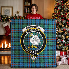 Campbell of Cawdor Ancient Tartan Crest Quilt