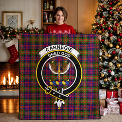 Carnegie Modern Tartan Crest Quilt