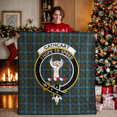 Cathcart Tartan Crest Quilt