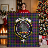 Chalmers Tartan Crest Quilt