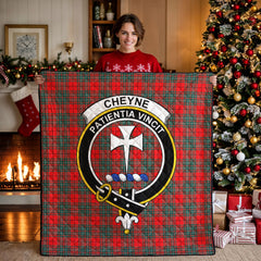 Cheyne Tartan Crest Quilt