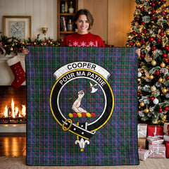 Cooper Tartan Crest Quilt