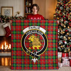 Fairlie Tartan Crest Quilt
