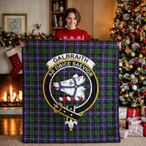 Galbraith Modern Tartan Crest Quilt