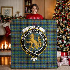 Gillies Ancient Tartan Crest Quilt