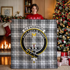 Glendinning Tartan Crest Quilt