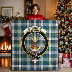 Gordon Dress Ancient Tartan Crest Quilt
