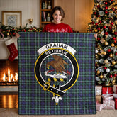 Graham of Montrose Modern Tartan Crest Quilt