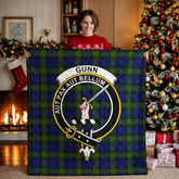 Gunn Modern Tartan Crest Quilt