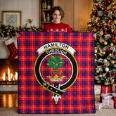 Hamilton Modern Tartan Crest Quilt