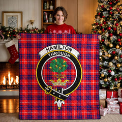 Hamilton Modern Tartan Crest Quilt