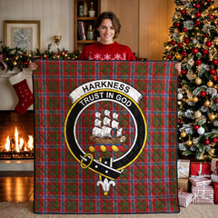Harkness Dress Tartan Crest Quilt