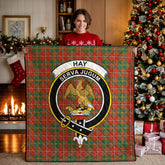 Hay Ancient Tartan Crest Quilt