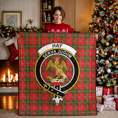 Hay Modern Tartan Crest Quilt