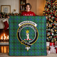 Henderson Ancient Tartan Crest Quilt
