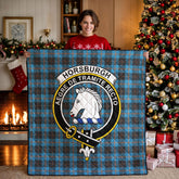 Horsburgh Tartan Crest Quilt