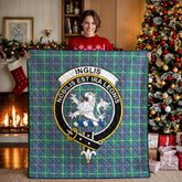 Inglis Ancient Tartan Crest Quilt