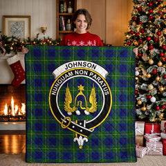 Johnson Modern Tartan Crest Quilt