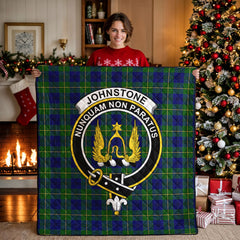 Johnstone Modern Tartan Crest Quilt