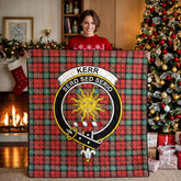 Kerr Ancient Tartan Crest Quilt