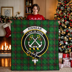 Kinnear Tartan Crest Quilt