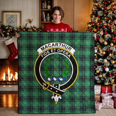 MacArthur Ancient Tartan Crest Quilt