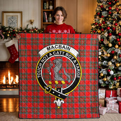 MacBain Tartan Crest Quilt