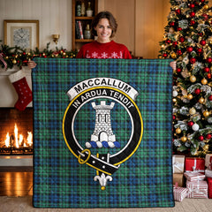 MacCallum Ancient Tartan Crest Quilt