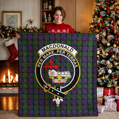 MacDonald Tartan Crest Quilt