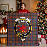 MacDuff Hunting Modern Tartan Crest Quilt