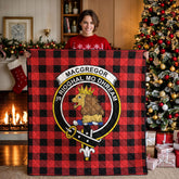 MacGregor Rob Roy Modern Tartan Crest Quilt
