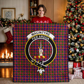 MacIntyre Modern Tartan Crest Quilt