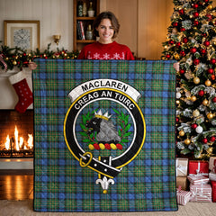 MacLaren Ancient Tartan Crest Quilt