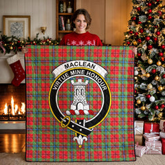MacLean of Duart Modern Tartan Crest Quilt