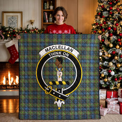 MacLellan Ancient Tartan Crest Quilt
