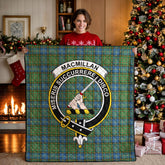 MacMillan Hunting Ancient Tartan Crest Quilt