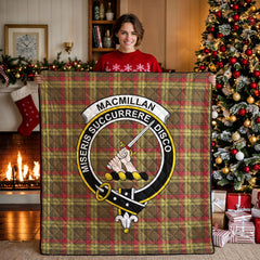 MacMillan Old Weathered Tartan Crest Quilt