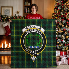McArthur Modern Tartan Crest Quilt