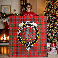 McBain Tartan Crest Quilt