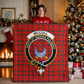 McColl Tartan Crest Quilt