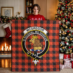 McGregor Rob Roy Ancient Tartan Crest Quilt