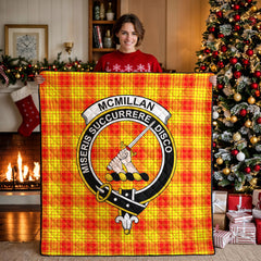 McMillan Clan Tartan Crest Quilt