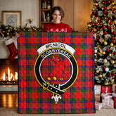 McNicol (of Scorrybreac) Tartan Crest Quilt